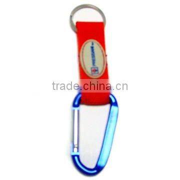 Carabiner with lanyard