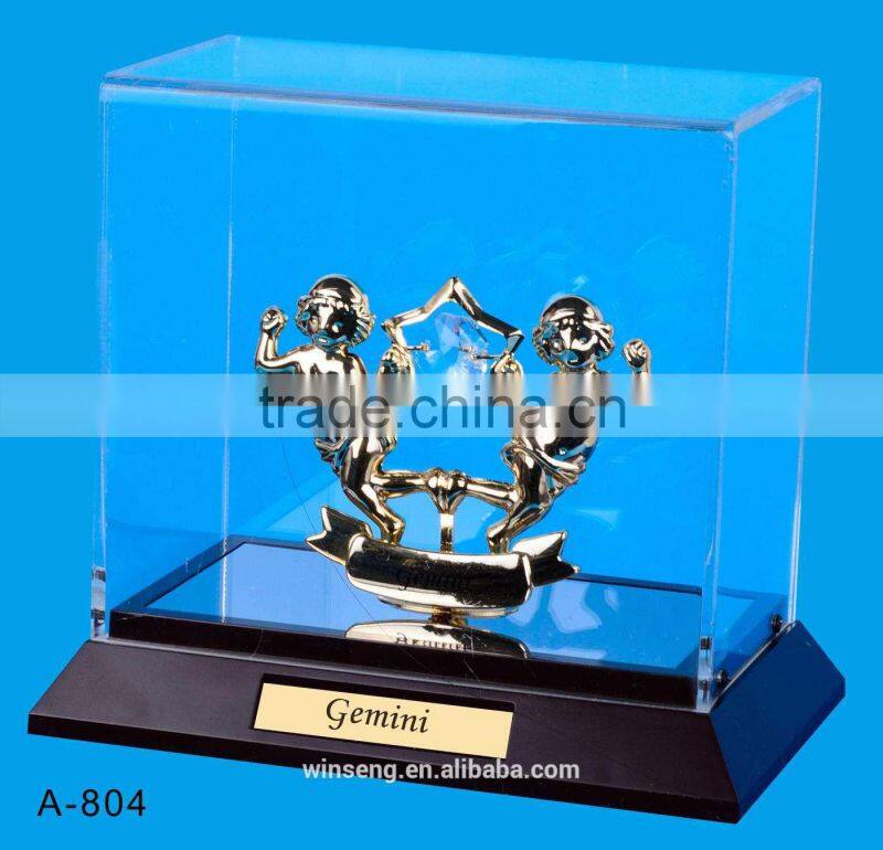 24K gold plated Zodiac Sign Taurus Stand Packed in Acrylic Box
