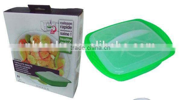 Microwave oven food grade silicone lunch box food storage container