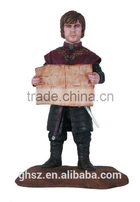Guo hao hot sale custom resin Game of Throne toys , White Walker figure toys