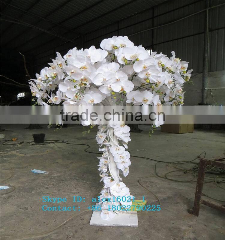 2017 hot sale fake decorative artificial cherry blossom tree for weddings