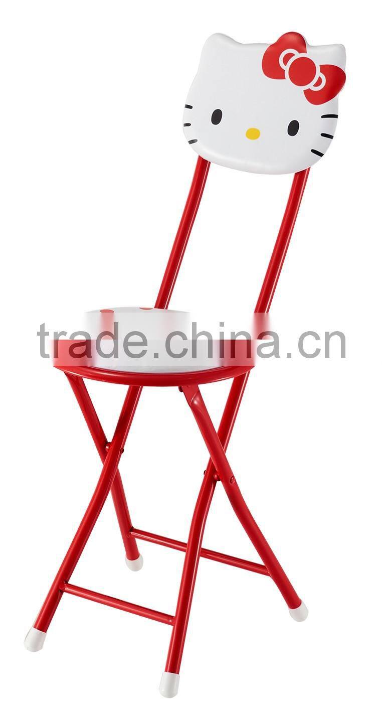 metal material foldable kids chair