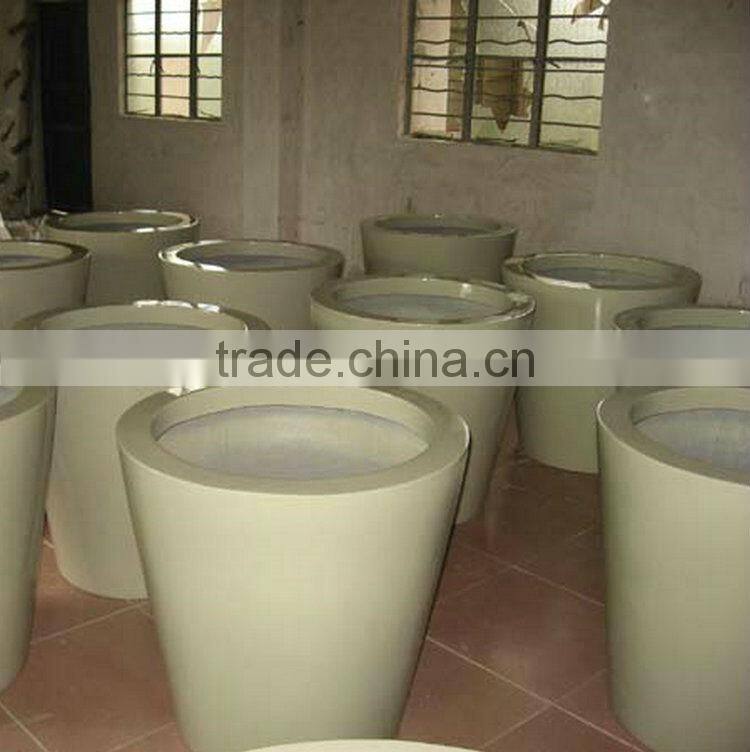 Fiberglass vases and pots