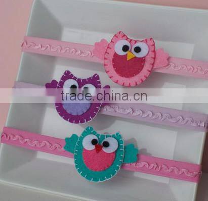 on alibaba express hot sale new products handmade eco friendly fabric decoration felt mini rubber band made in china