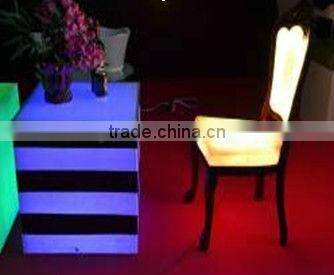 flashing glow chair with led for night club
