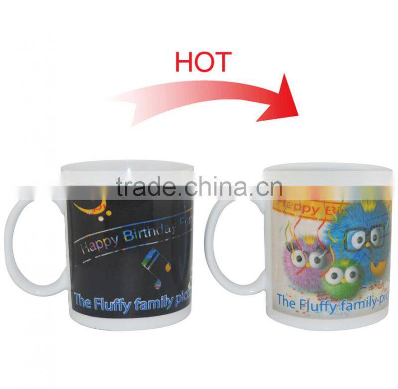 Magic Coffe Mug Ceramic Hot Color Changing Creative Gift