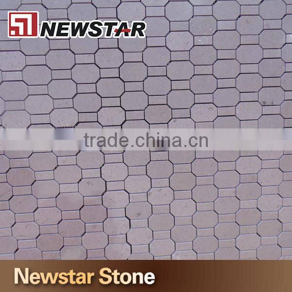 Polished marble lantern mosaic tile