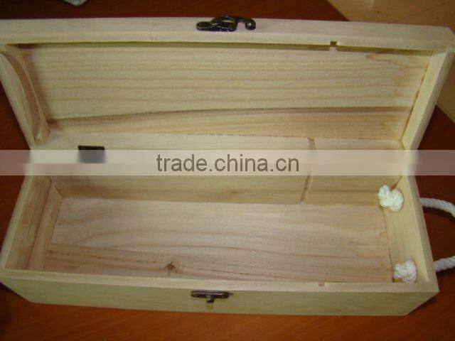 handmade wood wine box