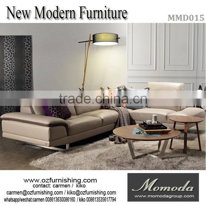 Buy sofa from China, modern Italian full leather sofa on sale for living room furniture