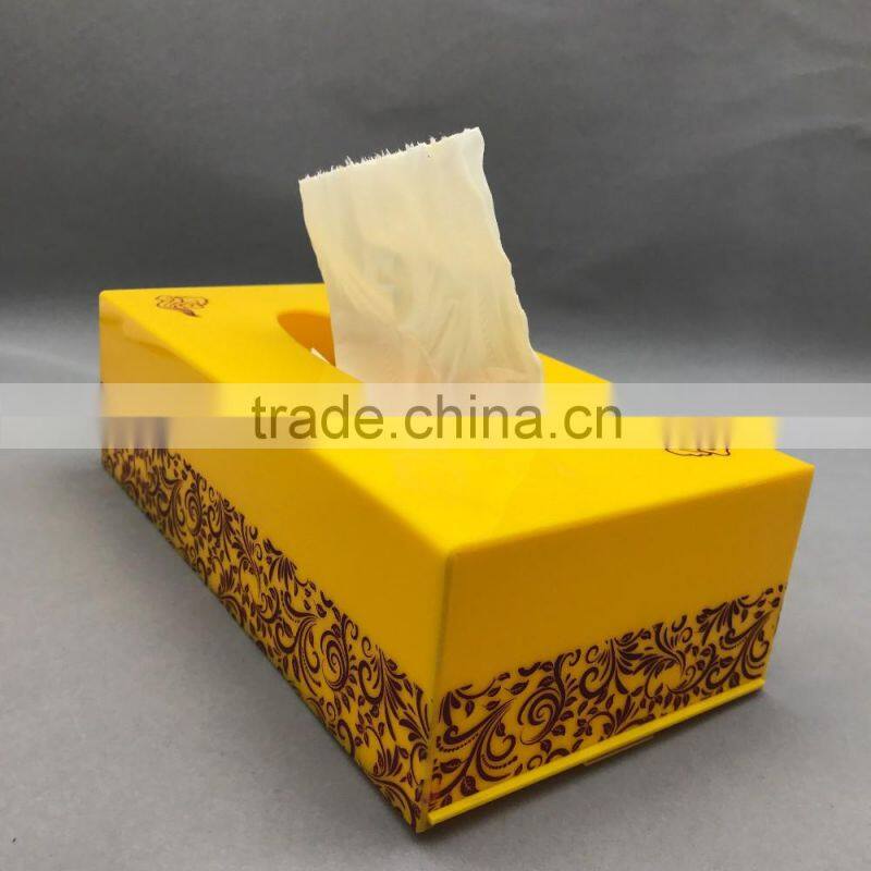 Custom cheap clear acrylic furniture napkin holder box