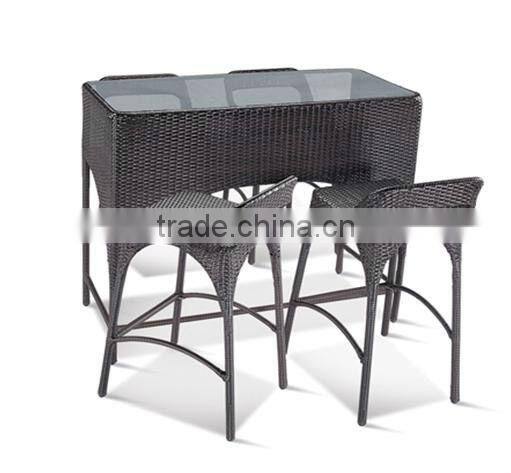 4PCS Rattan Bar Furniture AK1176