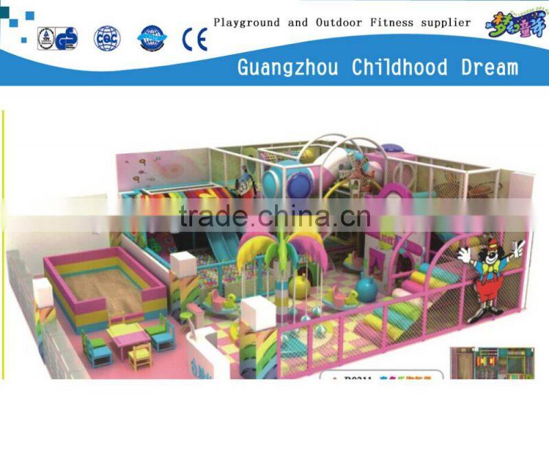 $39.00/Sq.m (B-0211) Easy install indoor playground with beautiful design and various game home indoor playset