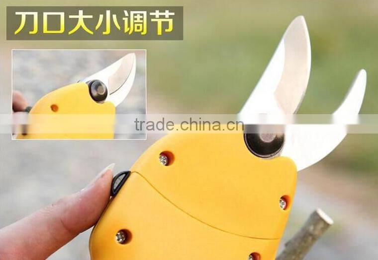 Wholesale portable battery pruning shears with high carbon steel blade
