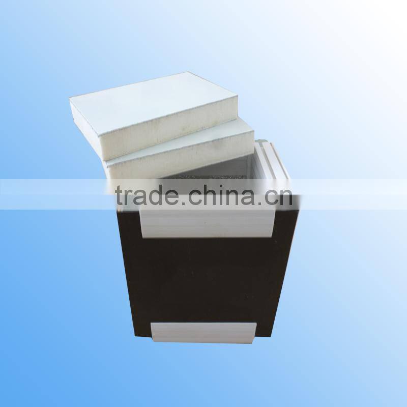 Prefab exterior wall heat insulation panel with painting