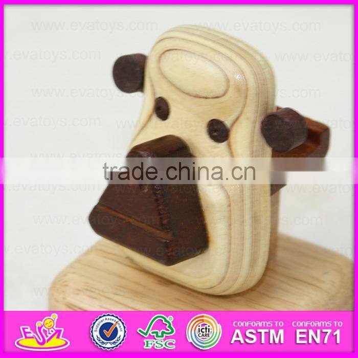 2015 Home decoration Animal eyeglass holders,wooden crafts animal style eyeglass holder,Christmas eyeglass holder toy W02A091