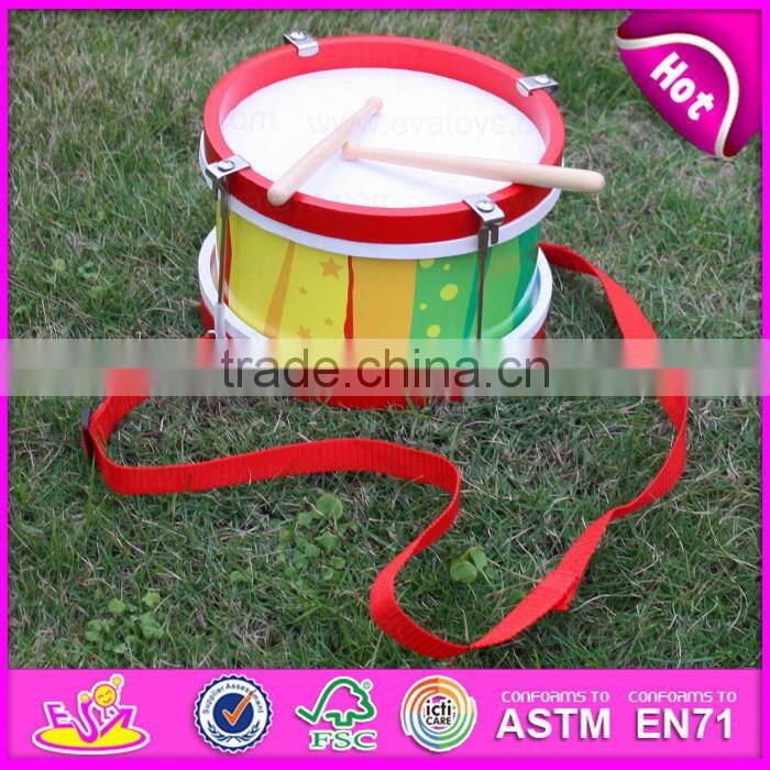 2017 new products educational toys wooden toddler drum set W07J039