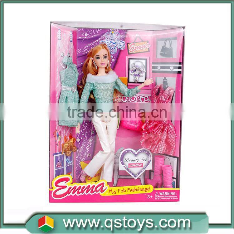 wholesale 11.5inch fashion doll beauty girl playset