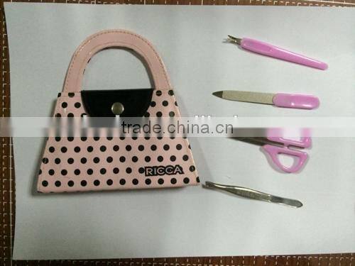 4pcs handbag gifts stainless steel Manicure Set/Beauty Set/Beauty Kit metal category