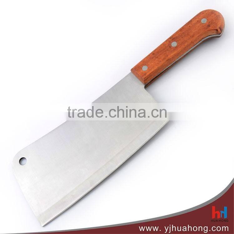 Laser finishing blade stainless steel santoku knives with plastic handle (HF-54)