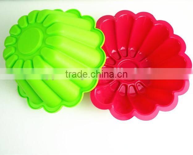10134 flower Shape Silicone Cake Mold