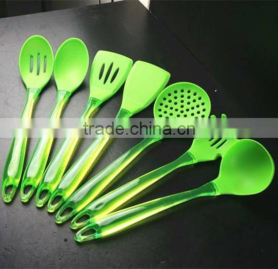 33059 silicone Kitchen Cooking Utensils with ps handle