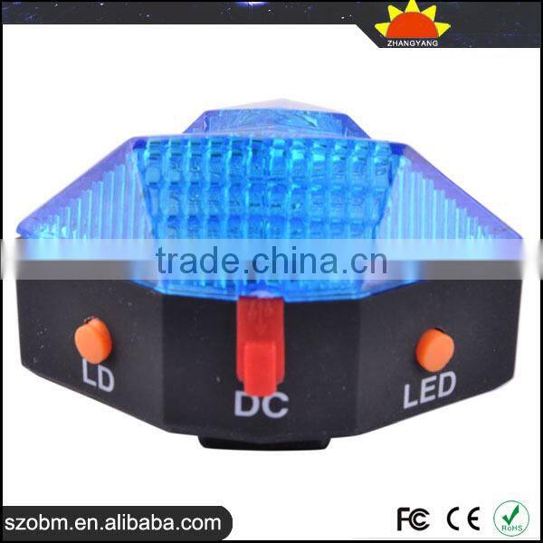 Factory Wholesale OEM Blue Diamond Style Wireless LED Laser Bicycle Bike safelight Taillight