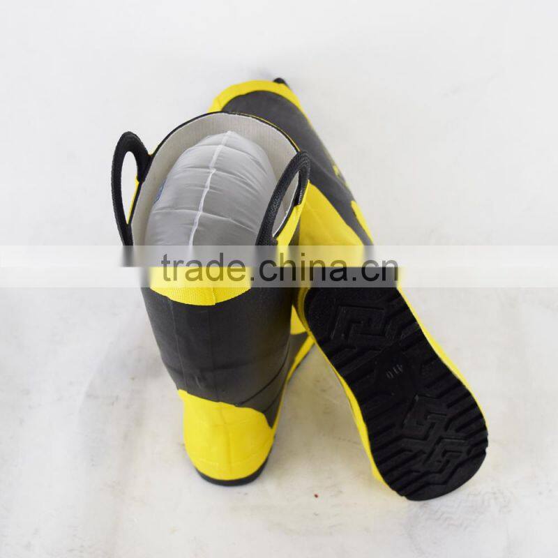 2016 Steel Toe Steel Mid Sole Vulcanized Rubber firefighting boots
