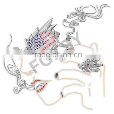 delta sigma theta Women Mask rhinestone iron on transfer