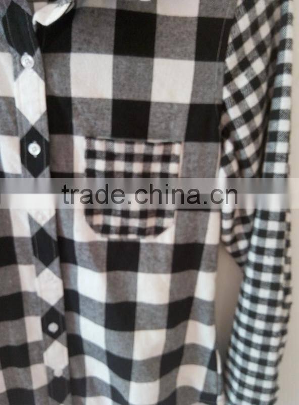 mens shirt pocket style plaid shirt designer check shirts for men