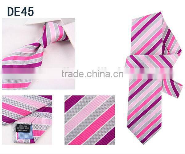 HD3-T117 High quality New design natural silk men's woven neck tie