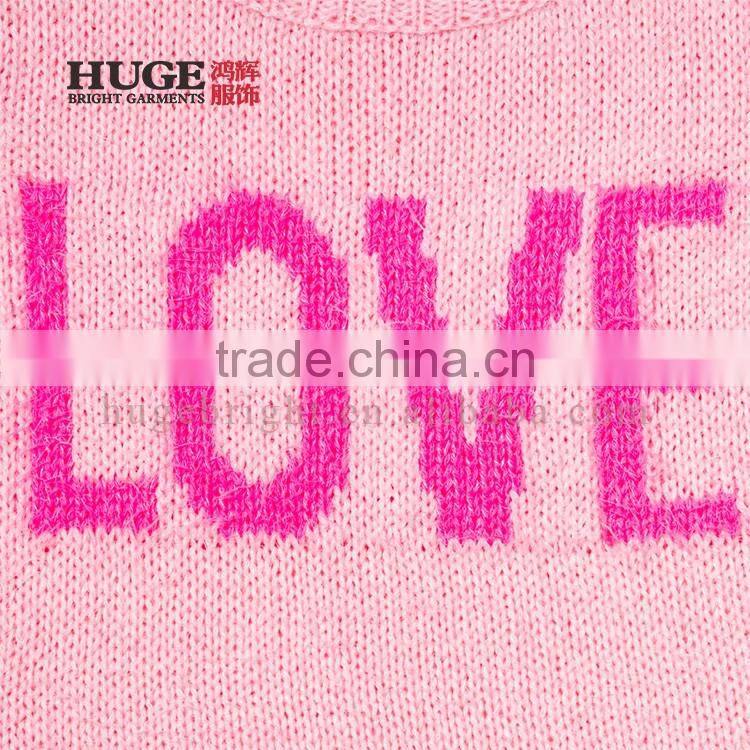 Normal Long Sleeve Round Neck Graphic Fashionable Children Sweaters