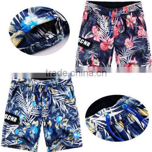 Blank board shorts wholesale/mens shorts/floral board shorts