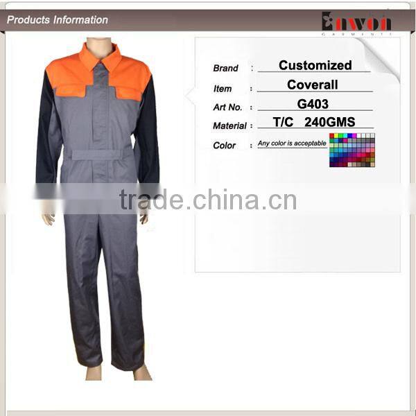 Wholesale cheap work overall factory workwear coverall