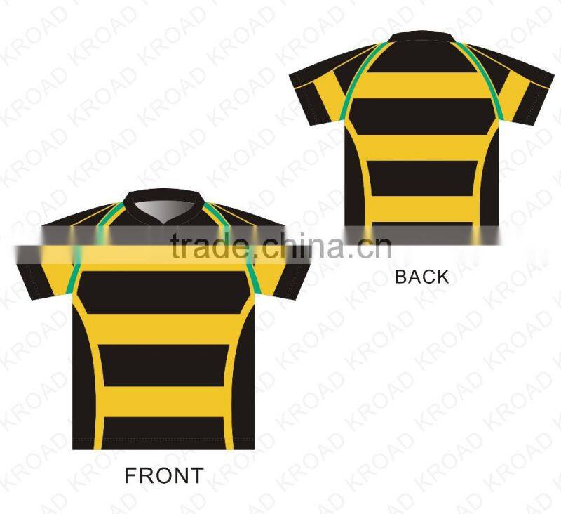 Cheap Rugby jersey custom, quick dry team rugby shirt