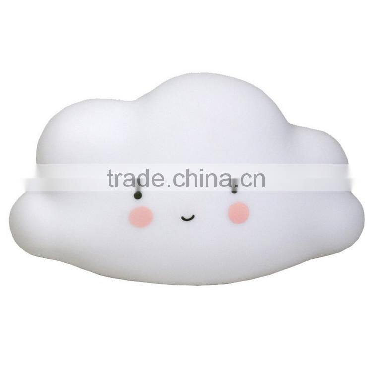 wholesale cute baby toy Children's room decoration Luminous toy smiling clouds and moon led light