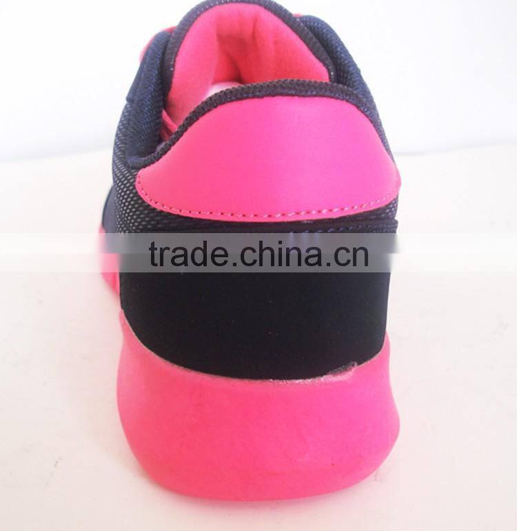 PU outsole durable black color new style women' shoe