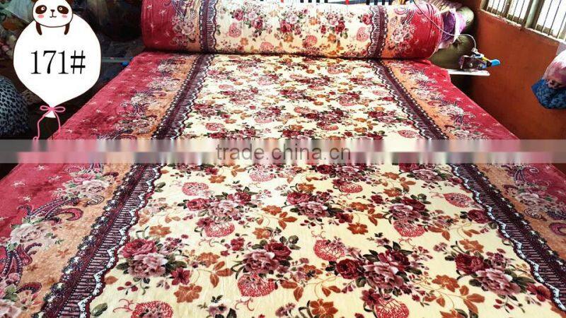 customized printed coral fleece fabric