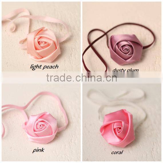 Leather bow hair accessories
