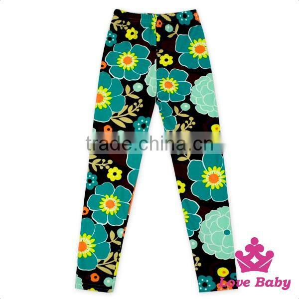 2017 New Design 2pcs Baby Clothing Sets Printed Fabric And Lace Baby Prints Wholesale Fabric Girls Boutique Clothing