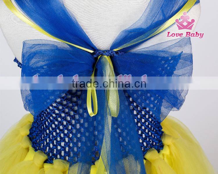 Lovebaby Kids Crochet Top Tutu Lined Tulle Children Dress LBLSX-FD4055A