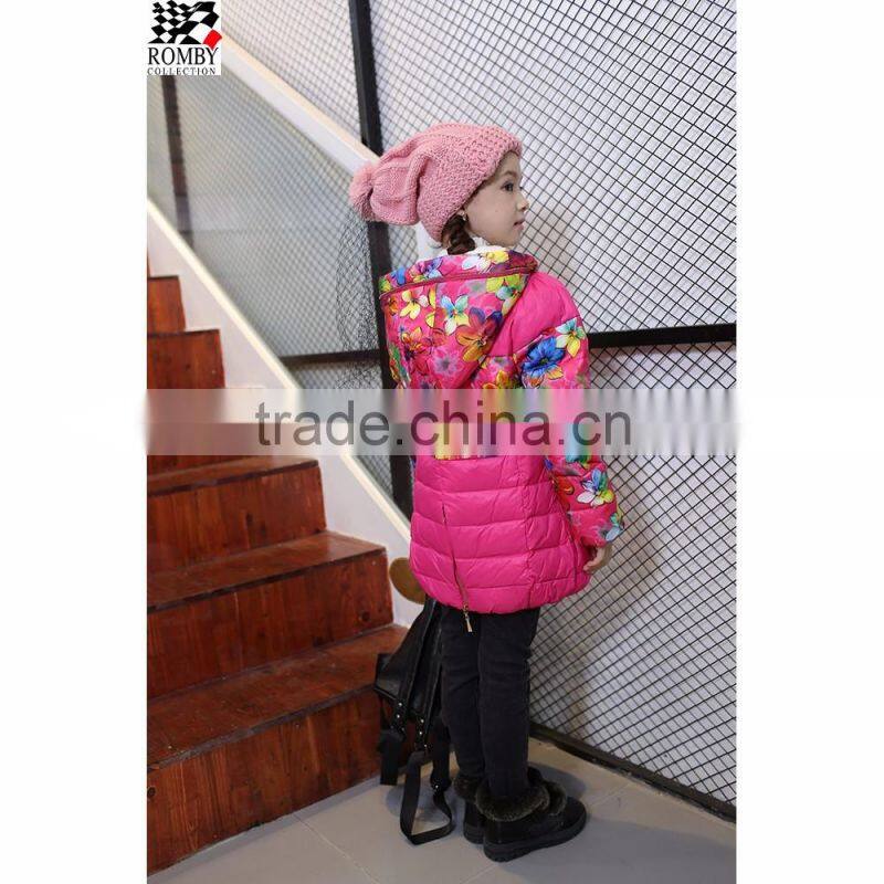 Children Winter Jacket Printed Girls Fashion Down Jacket