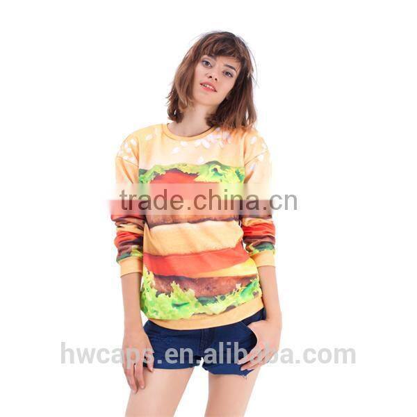 High quality custom graphic printing cotton custom man sweater