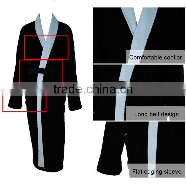 High Quality New Style OEM Design Fleece Casual Bathrobe Manufacturer
