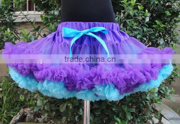 Sweet charming chevron girls pettiskirt Lovely baby fluffy pettiskirt wholesale