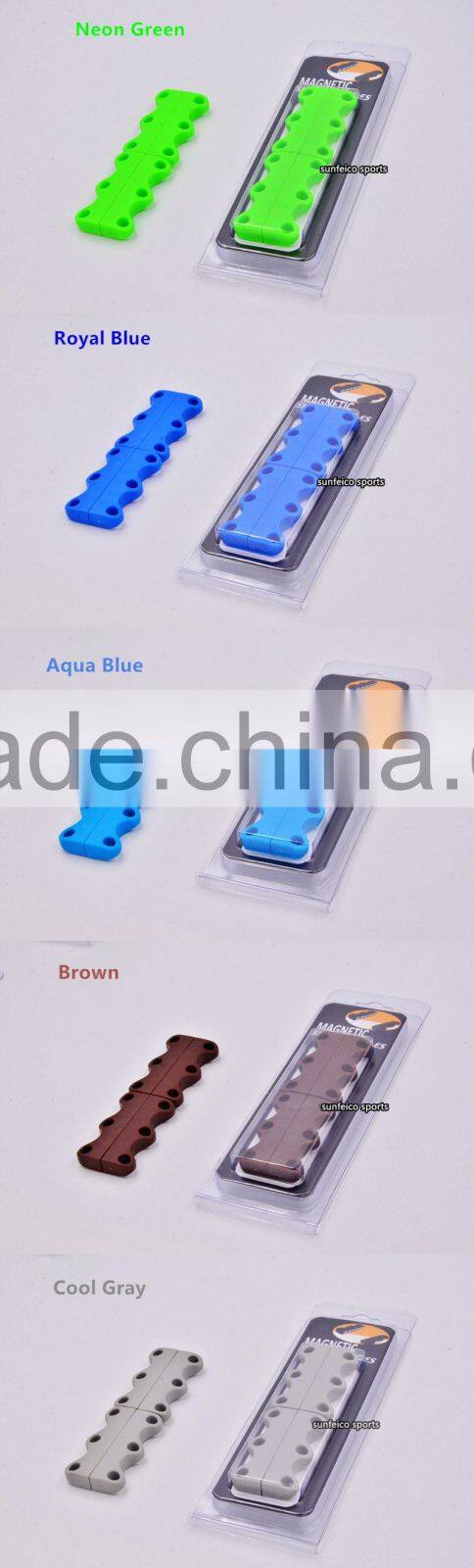 Novelty Sneaker Shoe Buckles No-Tie Magnetic Closure Casual Shoelace Amazon Supplier provide UPC Barcode label service