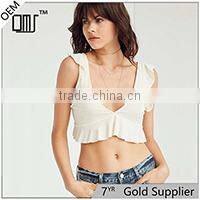 New technical top with slogan women's black racerback sports tank tops