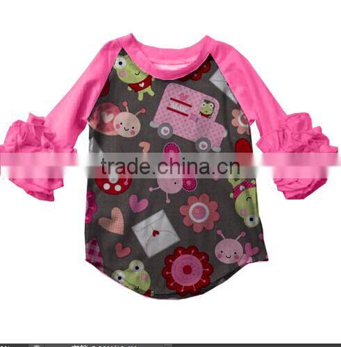 2016 boyi mom and me clothing chritamas mom and me raglan shirt , tee shirt for santa