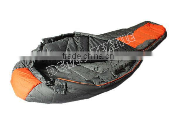 Camping mummy style sleeping spray