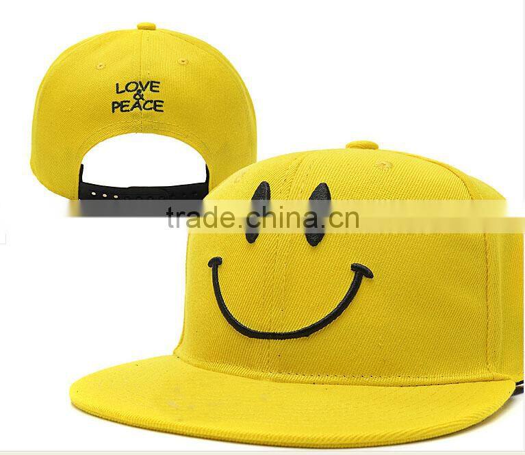 Embroidery pattern baby flat brim cap custom flat brim cap size