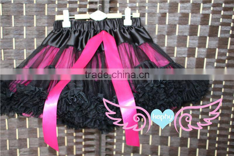 factory tutu dancewear two layers different colors pettiskirt